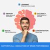 Brain Booster Nootropic Supplement Support Focus Energy Memory & Clarity 120Caps