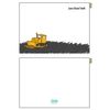 Personalized Bulldozer Note Cards (40 Cards and Blank Envelopes)