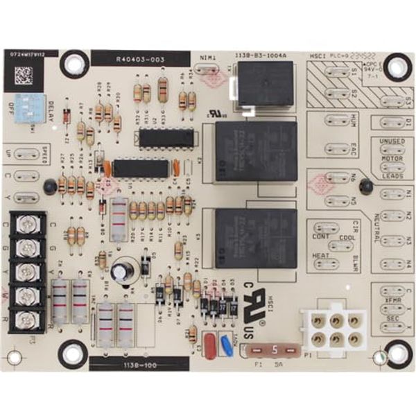 Replacement for Ducane Furnace Fan Control Circuit Board R40403-003