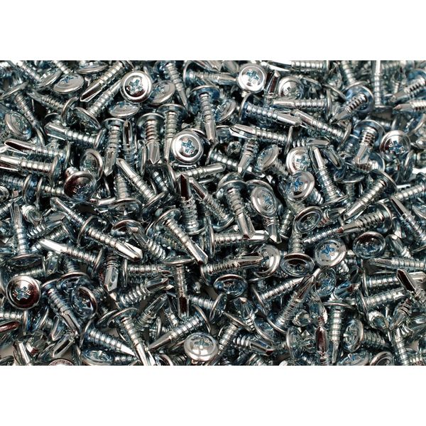(500) Phillips Modified Truss Head 12 x 3/4 Self-Drilling K-Lath Tek Screws Mod