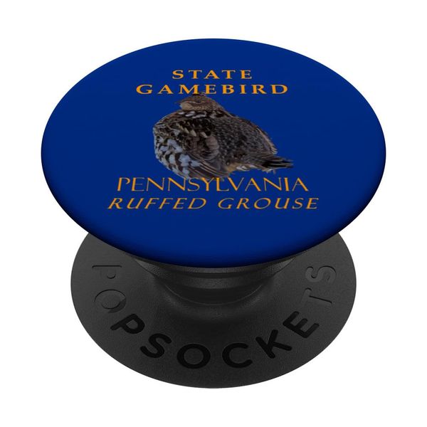 Pennsylvania Territory Game Bird Ruffed Grouse PopSockets Adhesive PopGrip