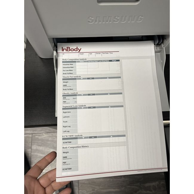 Inbody 570 Body Fat / Composition Analyzer w/ Printer - Reconditioned