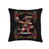 German Shepherd Cinco De Mayo pet lover funny dog Throw Pillow