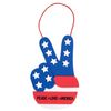Patriotic Peace Hand Sign Craft Kit, Makes 12