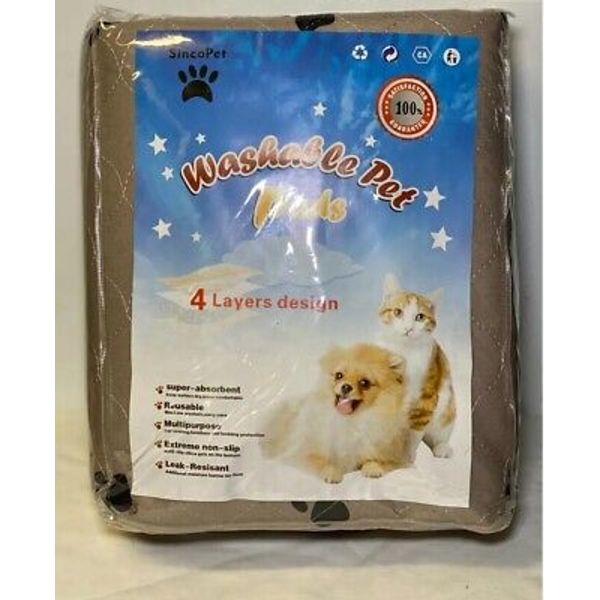 Machine Washable Pet Mat - 36x41 Puppy Training Pad Floor pad 2-pk /hair Mitten