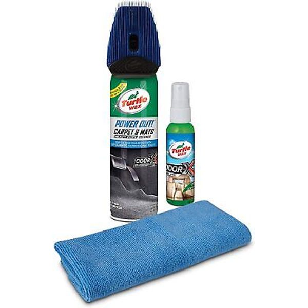 Turtle Wax Carpet Cleaner Deodorizer Car Interior Cleaner Auto Pet Stain Odor