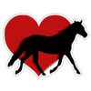 Heart Horse Stickers 2 Pack