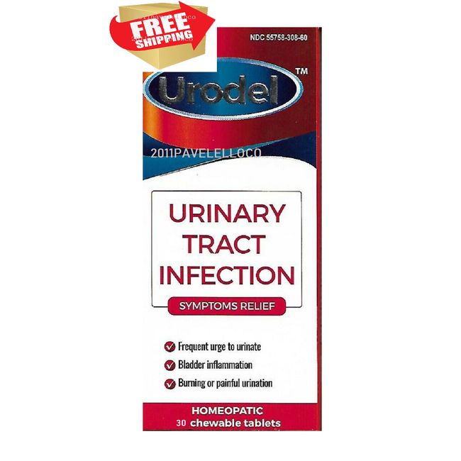 Urodel for urinary tract infection infección del tracto urinario 30 chewable tab