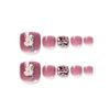 SIFASHION Toe Claws 24 Claws 12 Different Sizes for Feet Fake Claws 3D Nail Small Flower Shape