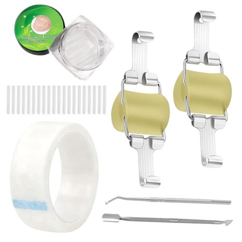 Pack of 25 Nail Clips, Toenails, Easy to Use for Home, Secure Hold Pain Relief (19 mm to 21 mm Toenail Length)