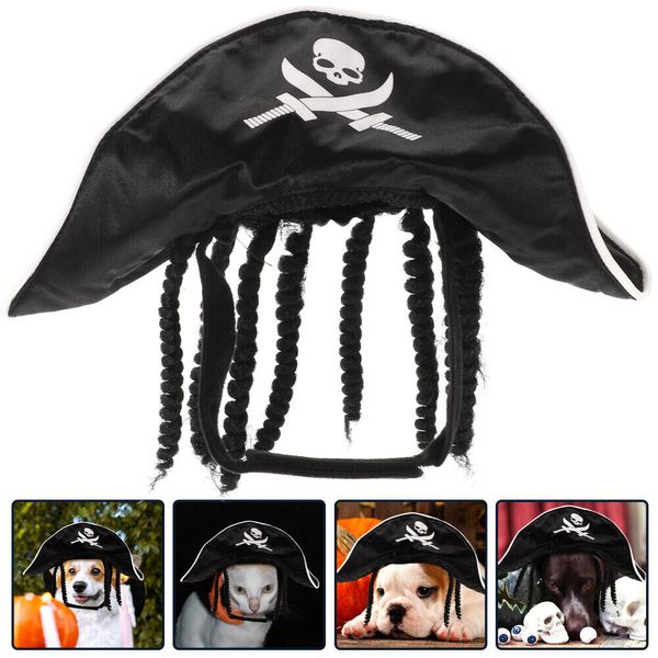 Dog Party Hat Cat Costume Hat Pet Party Decorations Pirate Cosplay Hat Pet