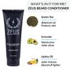 ZEUS Beard Wash & Beard Conditioner Set with Green Tea for Men, Soften, Hydrates & Moisturizes - MADE IN USA (Sandalwood)