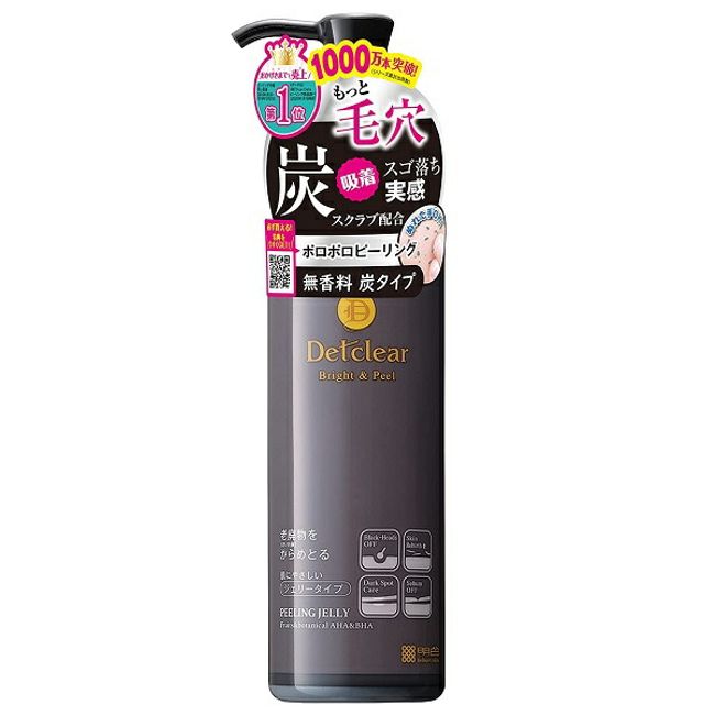 DET Clear Bright &amp; Peel Peeling Jelly Charcoal Type 180ml