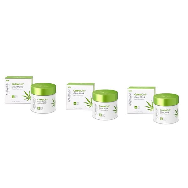 Andalou Naturals CannaCell Glow Mask ( 3 Pack )