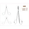 Silver PROFESSIONAL TWEEZERS with Easy Scissor Handle, The BEST PRECISION EYEBROW TWEEZERS Men/Women; Tools for EYEBROWS Facial Hair, Ingrown Hair, Blackhead, Fine Hair; Model 57FC MADE IN MEXICO