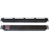 Cat 5E 19" 24 Port Patch Panel + 7 Way Power Unit Comms Rack Data Network Cabinet