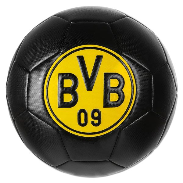 Borussia Dortmund BVB Ball schwarz embossed