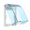 Switch Plug Waterproof Box, Transparent Waterproof Socket Box, Transparent Socket Box, Suitable for Bathroom Sockets to Prevent Splash into the Socket