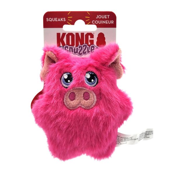 KONG Snuzzles Kiddos Mini Squeaker Dog Toy Extra Small (Pig)