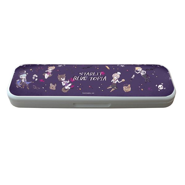 starlit blue topia 01 studded design Wolf Ver. (Graph Art) Pen Case