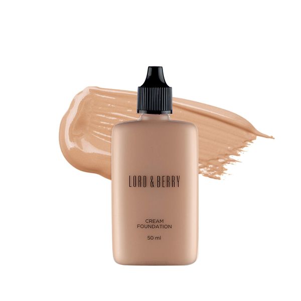 LORD & BERRY Cream Foundation, Almond 50 ml