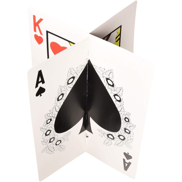 Beistle 3-D Playing Card Centerpiece