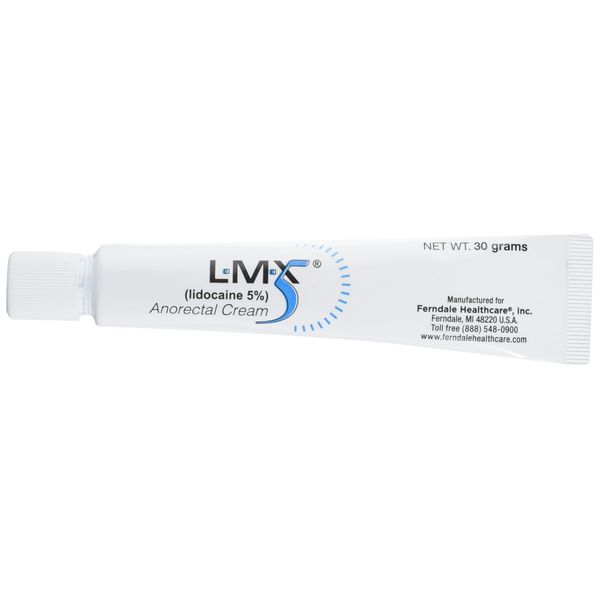 LMX5 Lidocaine Pain Relief Cream, 30g Tube – Topical, Fast Acting, Long Lasting use for Cuts, Scraps, Sunburn, & Bites