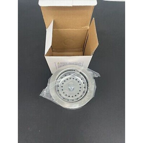 Sink Strainer w/drain Assembly Double Cup Fits 3-1/2"-4" Opening Stainless Steel