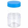 Beauticom® (180 PCS) 30G/30ML Round Clear Plastic Refillable Jars with Blue Lids