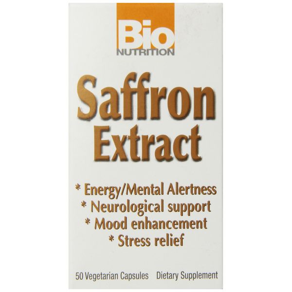Bio Nutrition Standardized Saffron Vegi-Caps, 50 Count