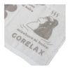 Pine Create 22P44525 Relaxing Towel, Cool Gray, Size: Approx. W 13.8 x H 33.5 inches (35 x 85 cm)
