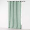 Douceur d'Intérieur, Sage Microfibre Eyelet Curtain 140 x 280 cm Plain