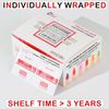 100% Non Acetone Nail Polish Remover Pads Individually Wrapped 200 Pack Bulk Set