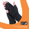 IMAK Compression Support Arthritis Gloves For Pain Relief & Support (Black, M)
