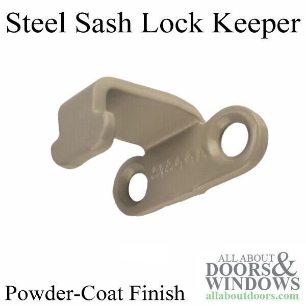 Sash Lock Keeper For Casement Windows Steel Keeper With 7/8 inch Hole Spacing