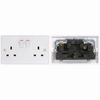 Mercury 429.891 13A Double Gang Switched Mains Socket