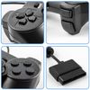 GBCON Wired Controller for PS2 High Performance Double Shock Gamepad Joystick Remote Compatible with Play station 2 (Black and Black)