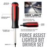 REAL AVID Smart Drive 90 90-Pc Gunsmithing Kit w/ Force Assist LED Bit Driver