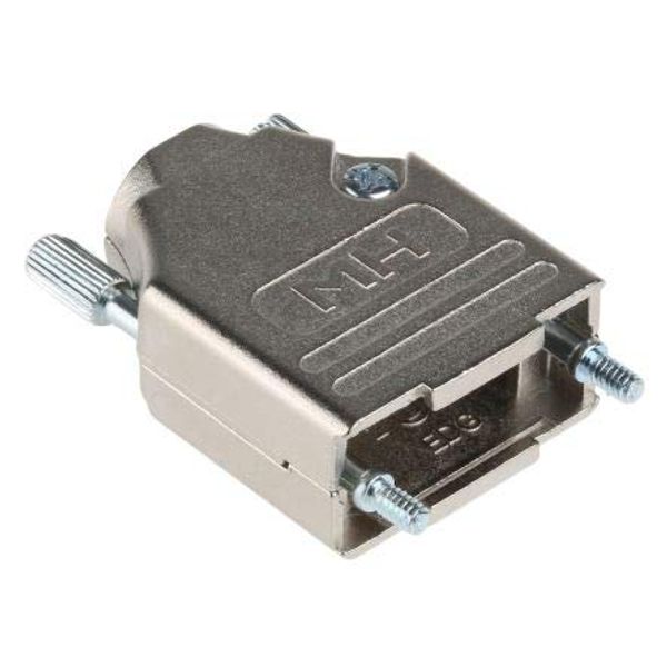 Mh Connectors Backshell, D Sub, 9 Position, Zinc Alloy - MHDTZK9-RA-K