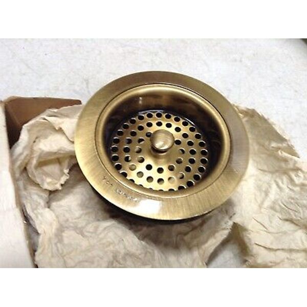 Vintage KOHLER K-8801 Duostrainer Sink Strainer  Brushed Bronze Kitchen Drain