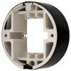 PR1 Series Surface-Mounted Retro Frame for Single Porcelain, Black