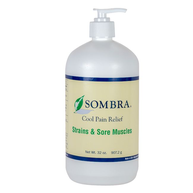 32 oz. pump of SOMBRA COOL THERAPY PAIN RELIEVING Gel(32 oz) (FREE SHIPPING)