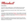 Marshall Instruments LB00015 Liquid Filled Fuel Pressure Gauge