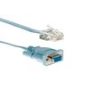 CablesAndKits Compatible Cisco DB9 to RJ45 Console Cable, 15ft, Replacement for 72-3383-01