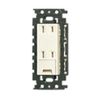 Panasonic WN15324K Embedded Insulated Double Outlet with Ground Terminal Flat Type