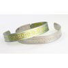 Pure Titanium Photocatalyst "Star of David" Bangle Bracelet
