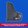 DeSantis Nemesis Pocket Holster For Pistols, Made of Quality Tacky Material, Fits BERETTA 21/21A, JETFIRE, MINX, Unisex Gun Holster, Ambidextrous, Black