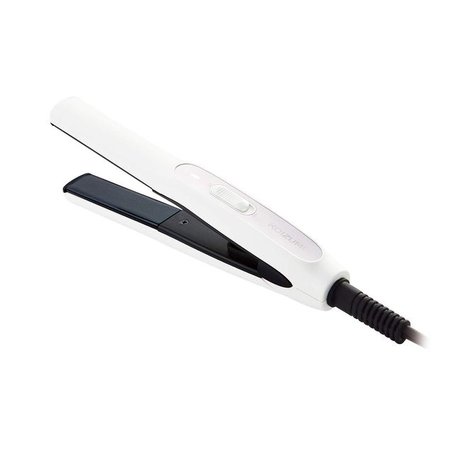 Koizumi KHS-8520/W Hair Iron, Straight, Compact, Overseas Compatible, White