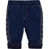 BOSS Jean Extensible Coton Mélangé Bebe Couche, blue