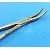 AUTOCLAVABLE GOLD HANDLE PASSIVATED MOSQUITO HEMOSTAT LOCKING FORCEPS 5" CURVED